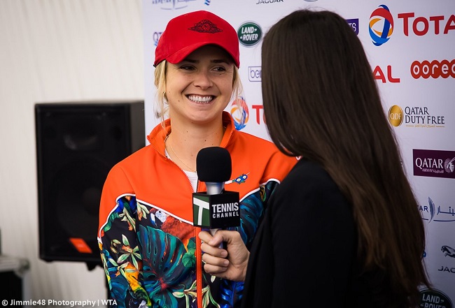 Свитолина встретилась с журналистами накануне турнира в Дохе