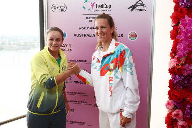 Кубок Федерации. Результаты жеребьёвки полуфинала между Австралией и Беларусью Кубок Федерации. Результаты жеребьёвки полуфинала между Австралией и Беларусью