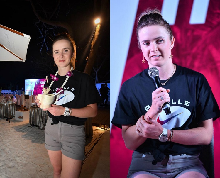 Элина Свитолина на вечеринке игроков в Хуахине