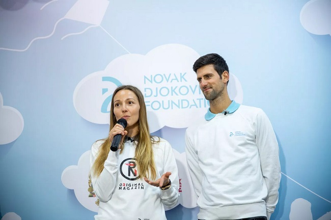 Джокович вместе с женой открыли детский сад в Сербии