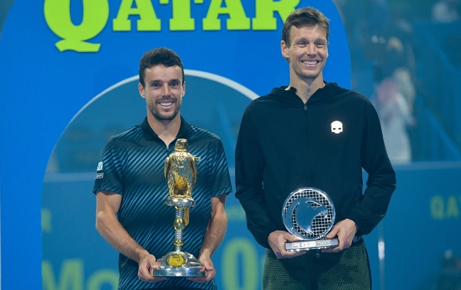 Доха. Баутиста Агут побеждает Бердыха в трехсетовом финале