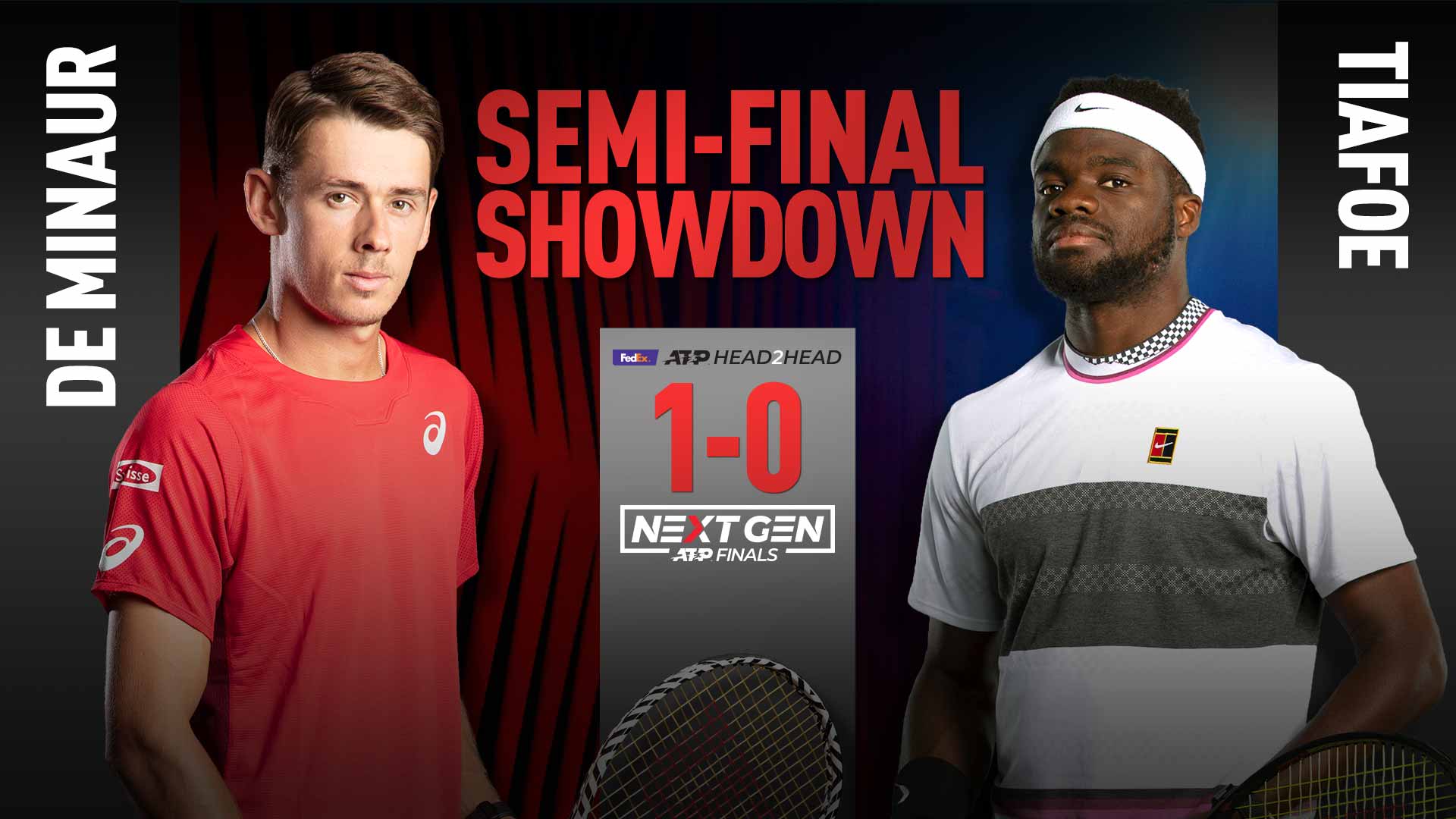 Next Gen ATP Finals. Де Минор и Тиафо разыграют путевку в титульный матч