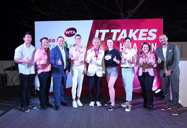 Элина Свитолина на вечеринке игроков в Хуахине