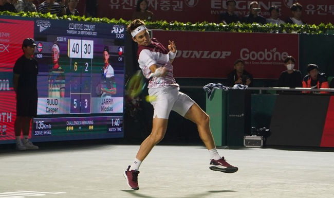 Сеул. Рууд выиграл свой первый матч, Бруксби и Норри сыграют в четвертьфинале Сеул. Рууд выиграл свой первый матч, Бруксби и Норри сыграют в четвертьфинале