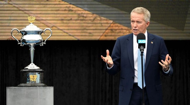 Директор Australian Open: "Теннис зависит от международных поездок и возобновить их будет сложно" Директор Australian Open: "Теннис зависит от международных поездок и возобновить их будет сложно"