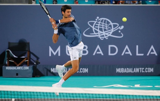 Абу-Даби. Джокович побеждает Хачанова в борьбе за место в финале