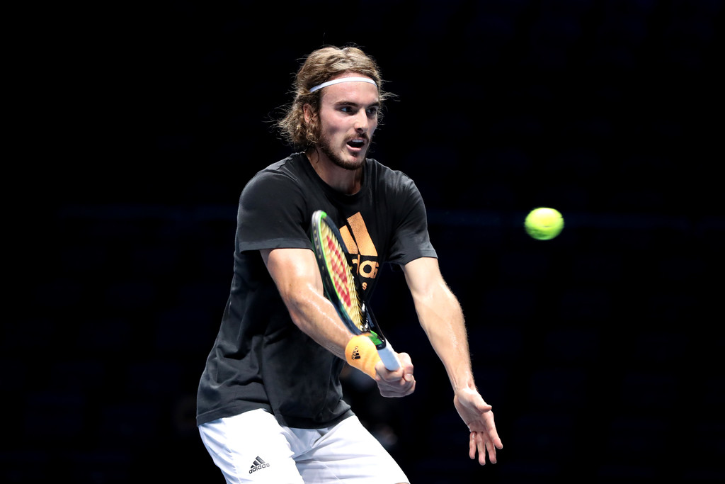 Надаль, Джокович и другие участники ATP Finals на тренировке в Лондоне