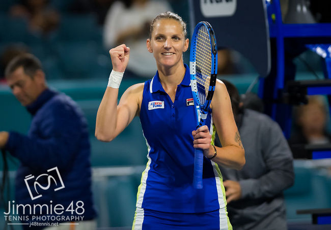 Майами. Плишкова станет соперницей Халеп в полуфинале Майами. Плишкова станет соперницей Халеп в полуфинале