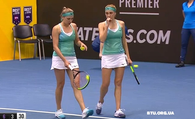 Санкт-Петербург. Людмила и Надежда Киченок потерпели поражение в стартовом матче