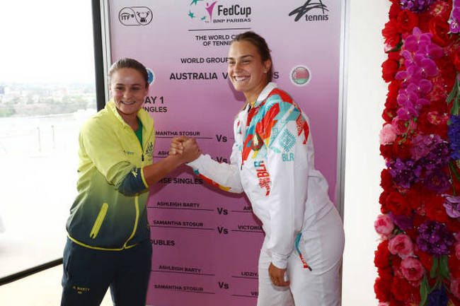 Кубок Федерации. Результаты жеребьёвки полуфинала между Австралией и Беларусью Кубок Федерации. Результаты жеребьёвки полуфинала между Австралией и Беларусью