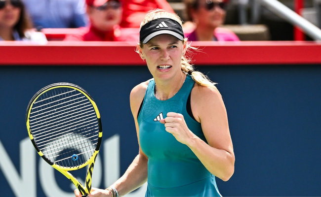 Монреаль. Возняцки успешно провела свой первый матч после более чем трёхлетней паузы