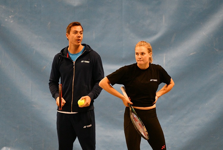 Кубок Федерации. Завацкая и Ястремская потренировались на корте в Таллине