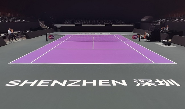 Свитолина и другие участницы Итогового турнира провели свои первые тренировки в Шэньчжэне