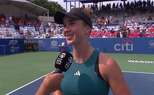 Элина Свитолина после победы над Касаткиной: "Сейчас приму ледяную ванну, а потом пойду поддерживать Гаэля"