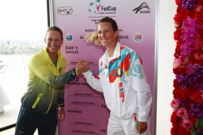 Кубок Федерации. Результаты жеребьёвки полуфинала между Австралией и Беларусью Кубок Федерации. Результаты жеребьёвки полуфинала между Австралией и Беларусью