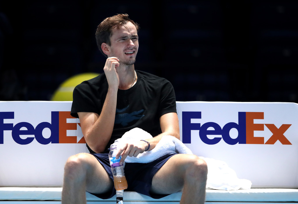 Надаль, Джокович и другие участники ATP Finals на тренировке в Лондоне